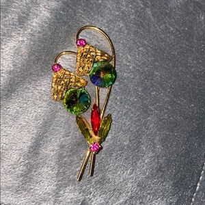 Costume jewelry pin
